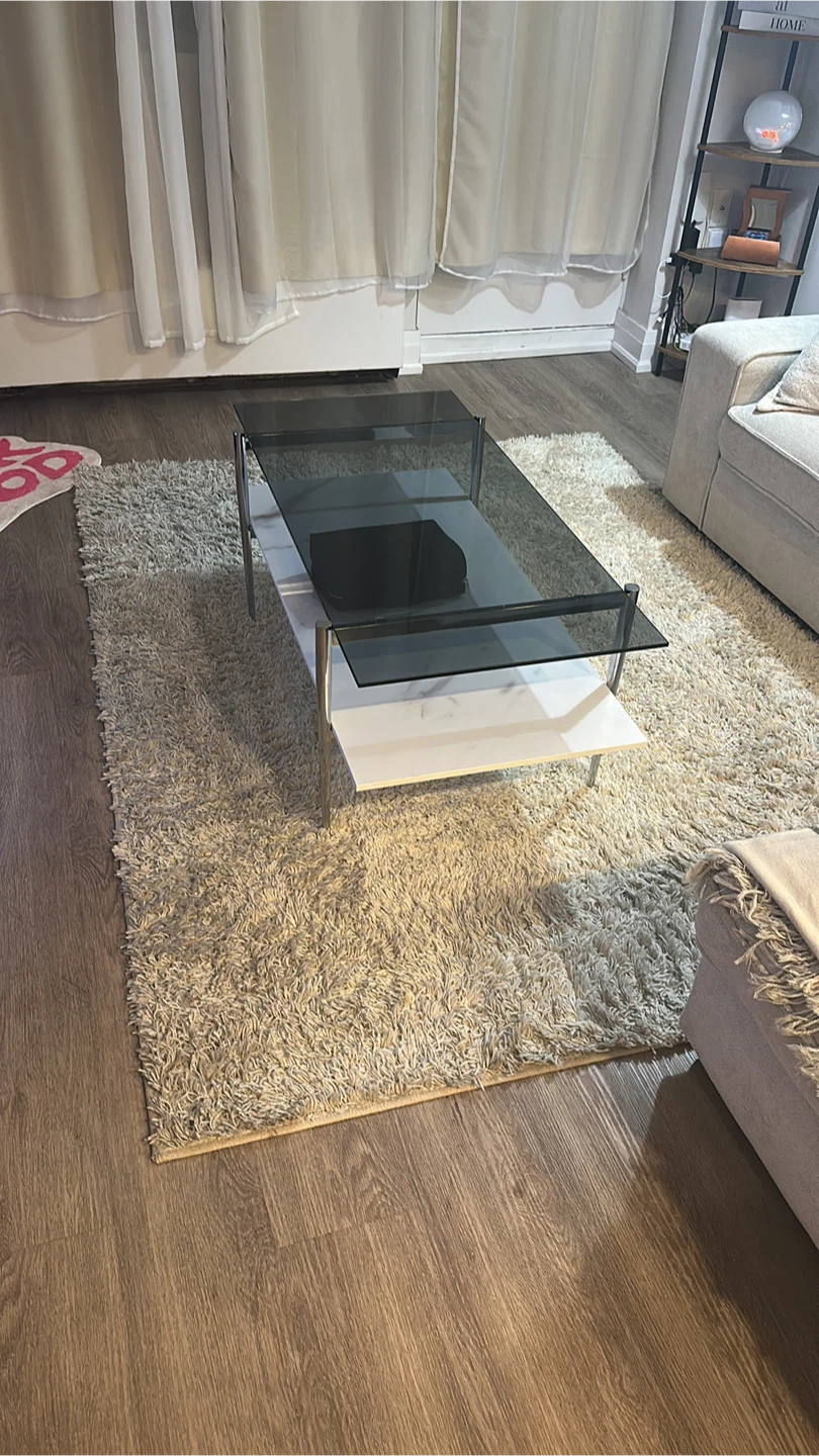 Coffee Table with Glass Top