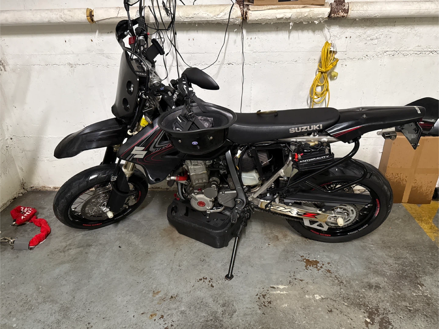 Suzuki DRZ400SM Motorcycle - Black