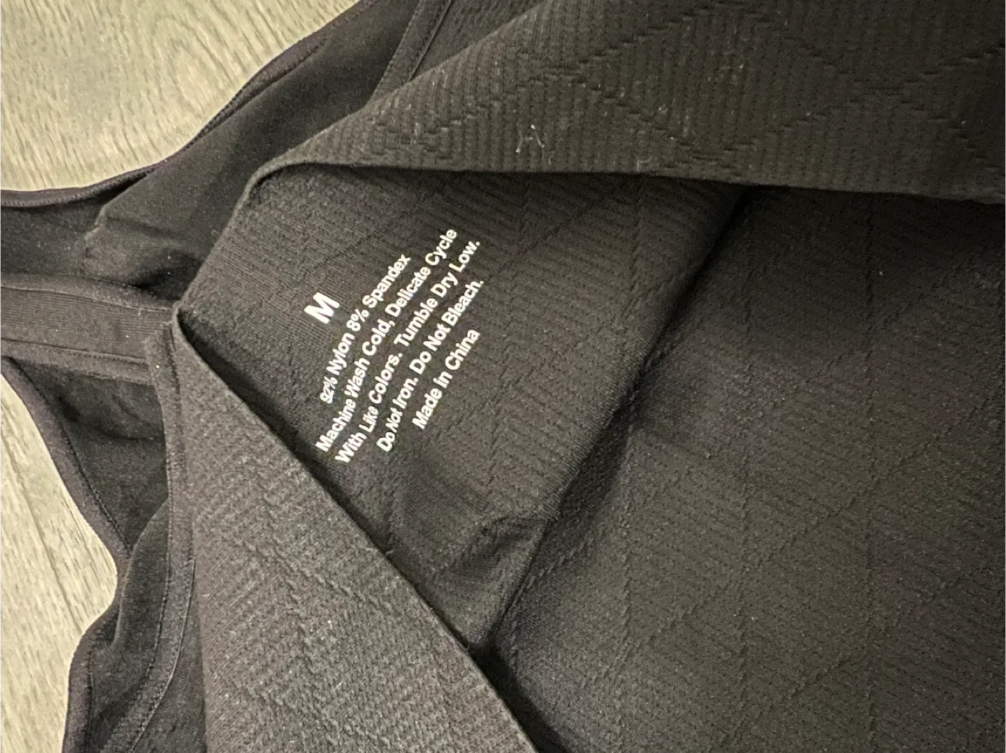 Black Thong Bodysuit - Size M image indicator(3)