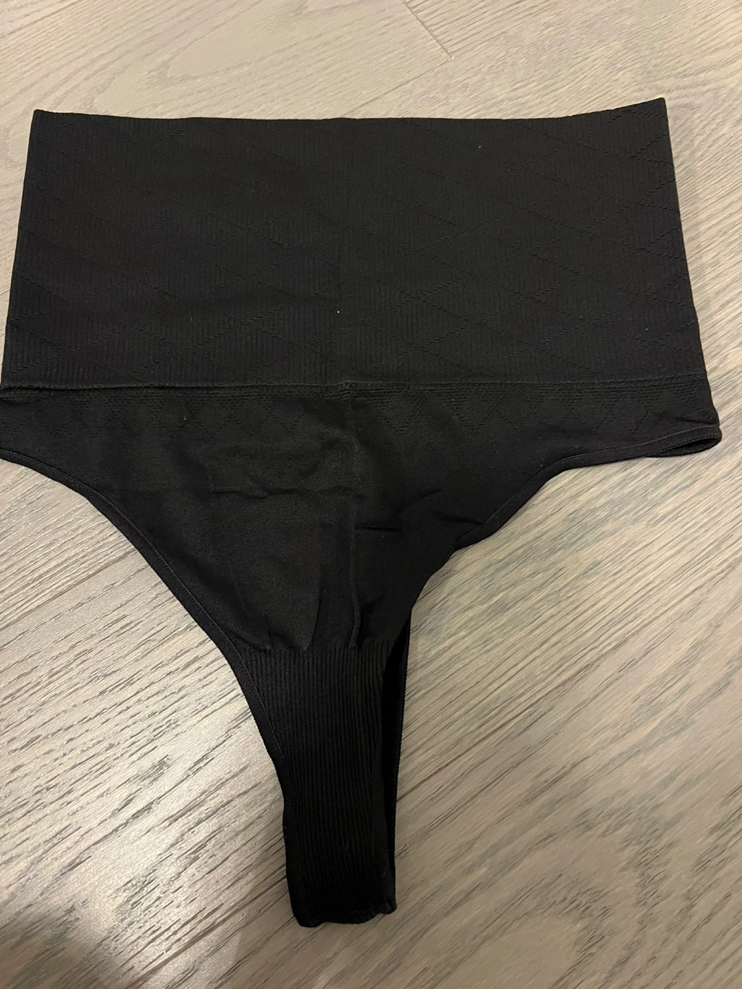 Black Thong Bodysuit - Size M
