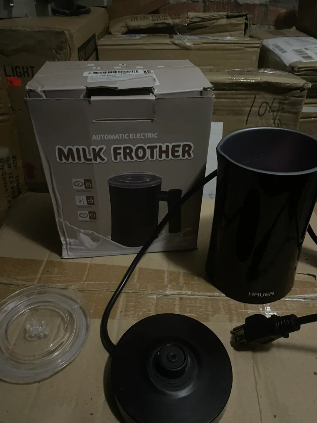 HAVEA Automatic Electric Milk Frother image indicator(3)