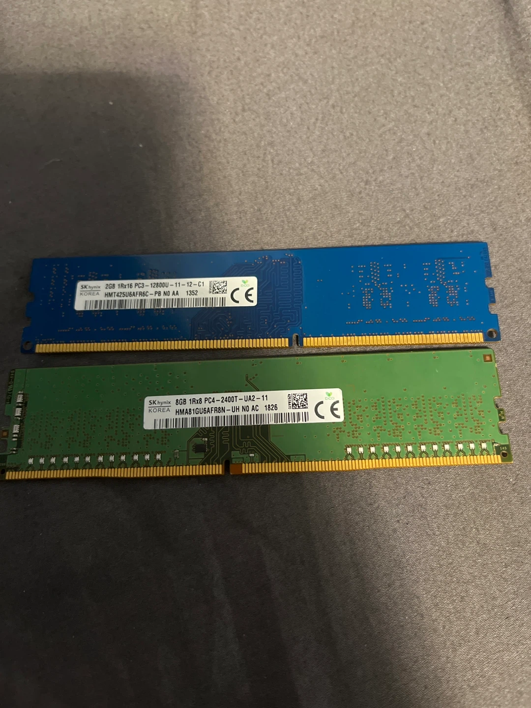 SK Hynix 2GB & 8GB PC3/PC4 RAM
