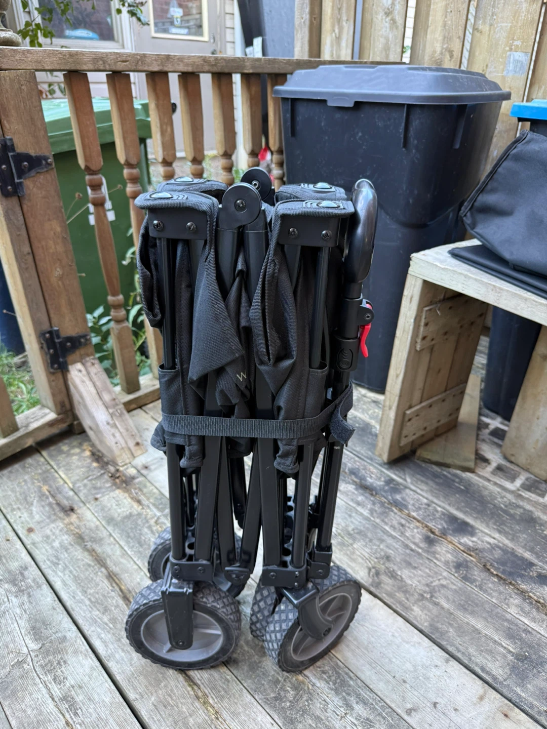 Folding Wagon Cart - Black - photo 2