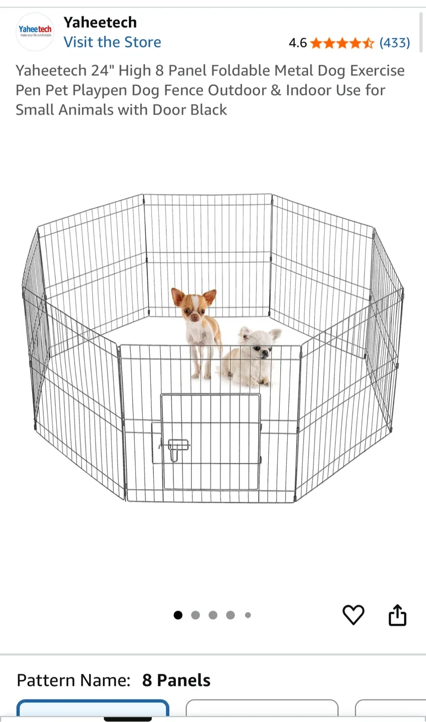 Metal Dog Exercise Pen great condition thumbnail