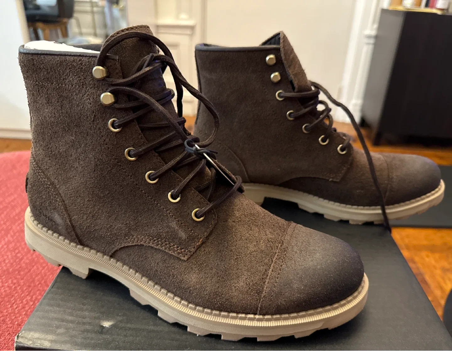 Men’s Sorel Brown Suede Boots (waterproof) image indicator(2)