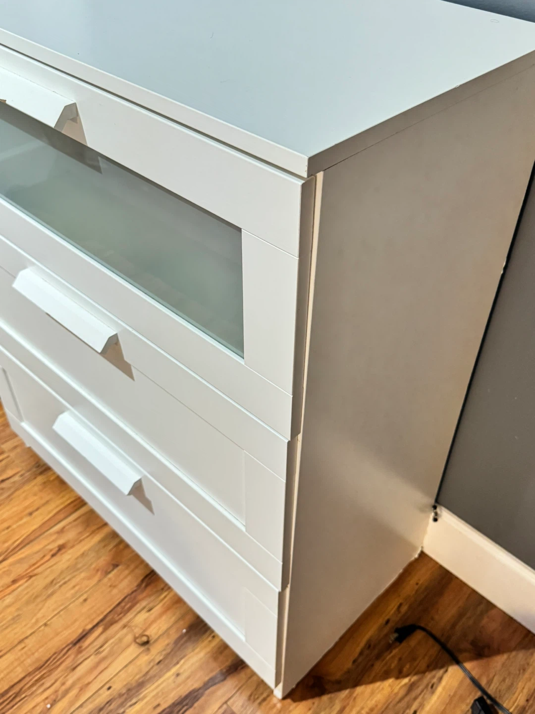 IKEA Hemnes White 3-Drawer Chest - photo 5