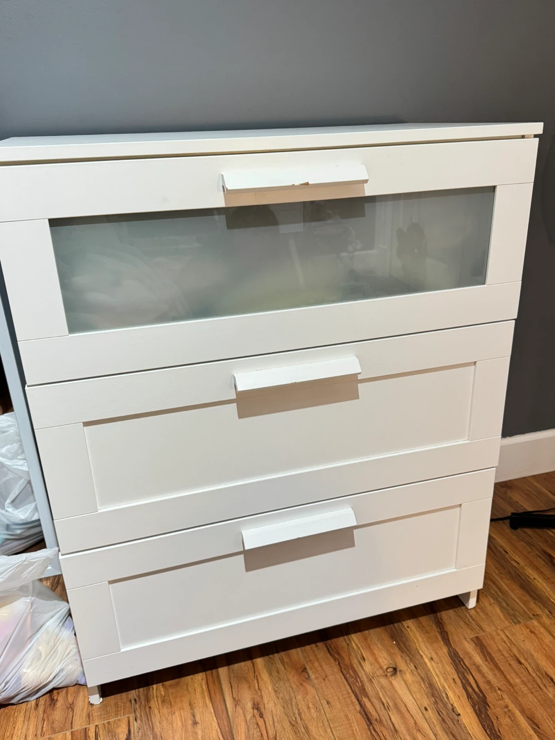 IKEA Hemnes White 3-Drawer Chest