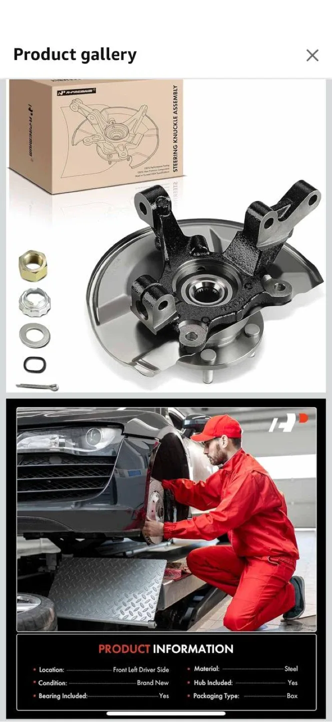 A-Premium Front Left Steering Knuckle & Wheel Bearing Hub Assem image indicator(2)