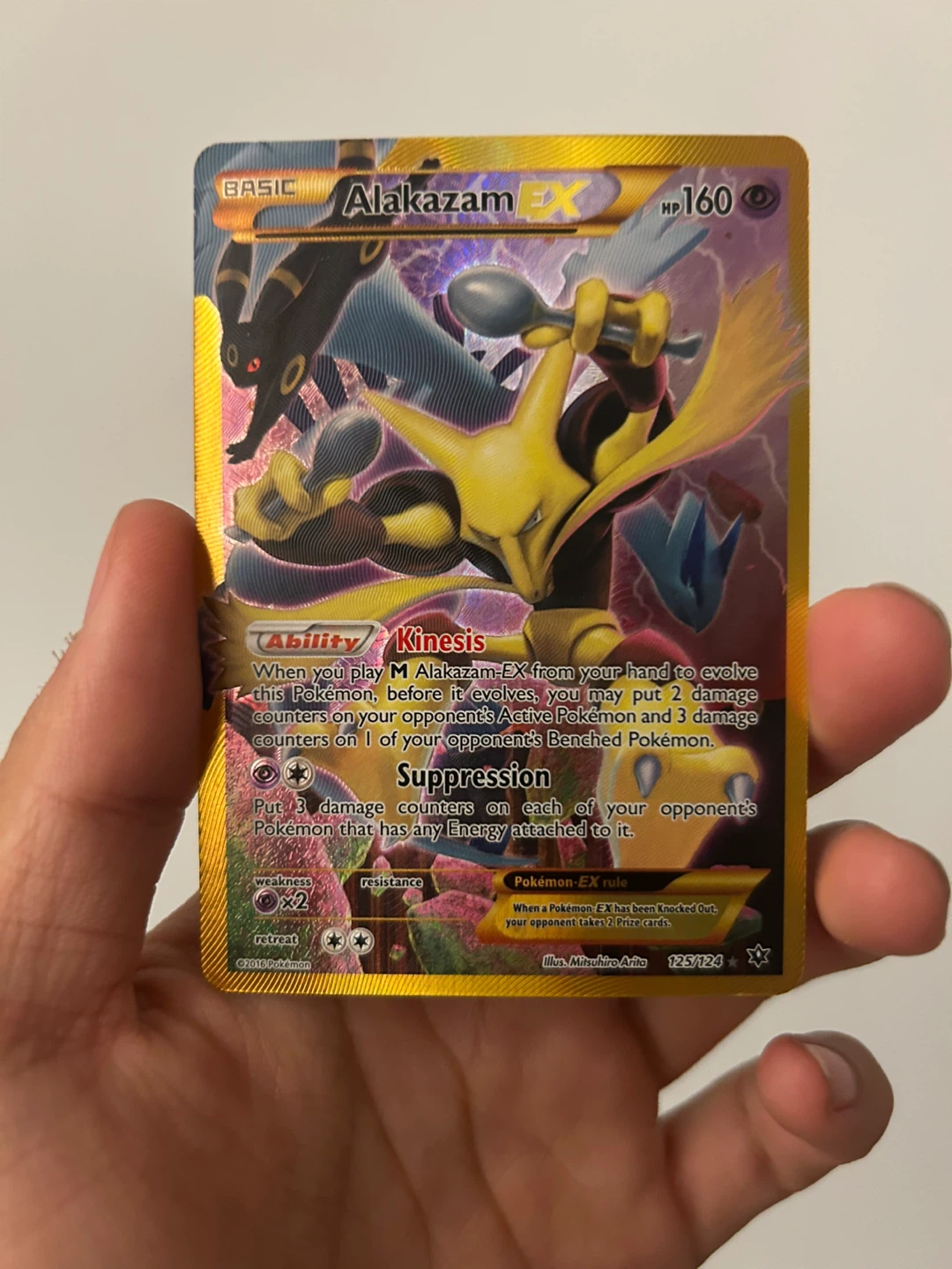 Alakazam pokemon ex card