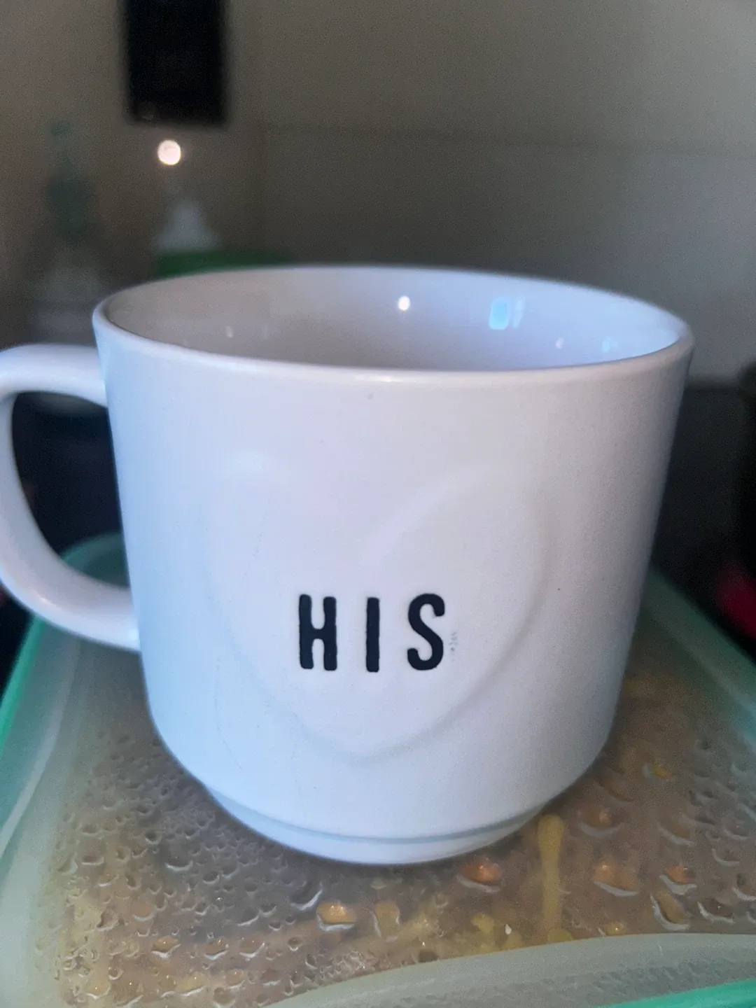 "His" and "Hers" White Coffee Mugs - Set thumbnail