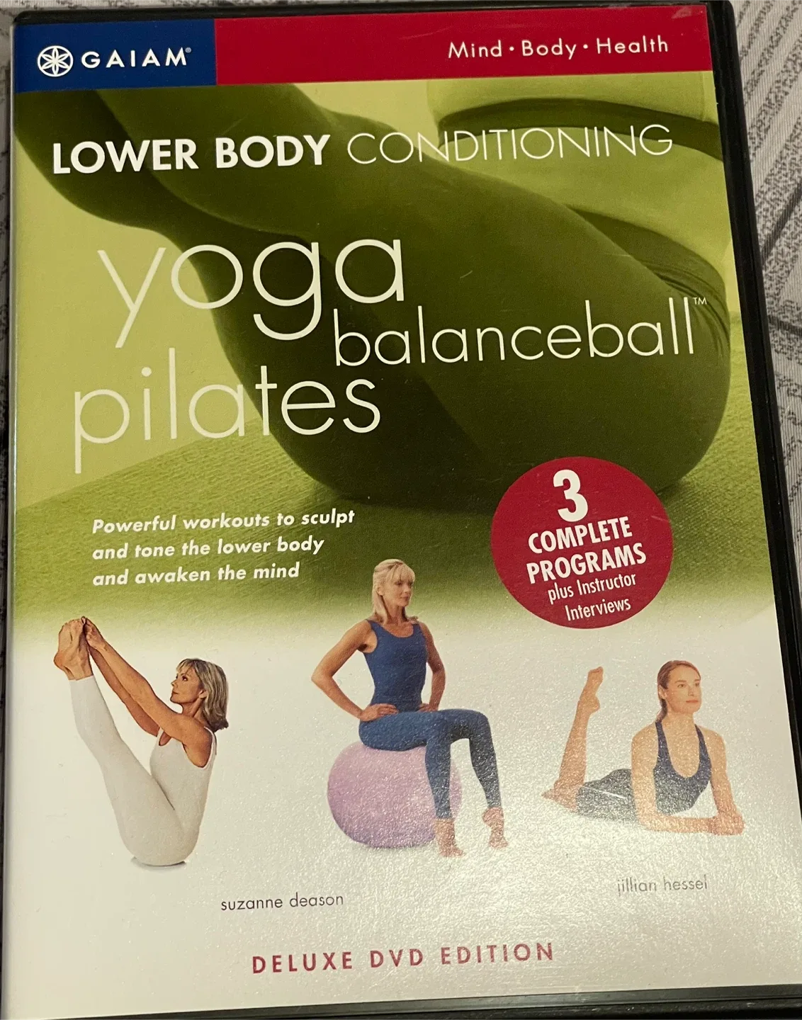 Yoga Pilates Balanceball Lower Body Conditioning DVD thumbnail