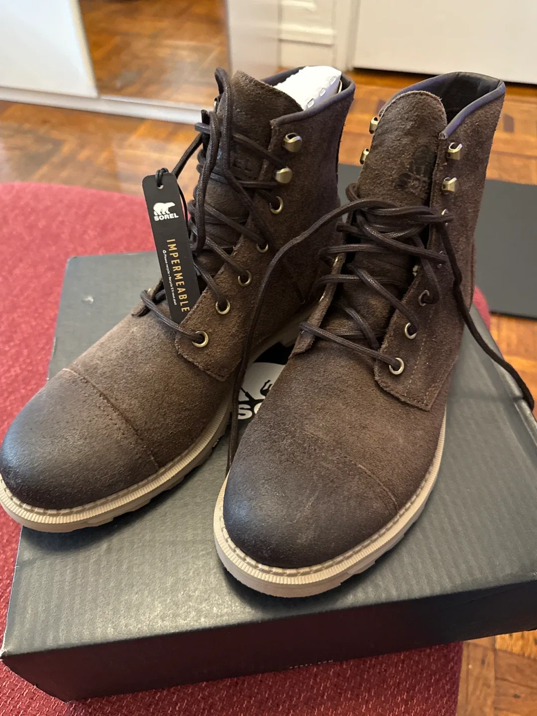 Men’s Sorel Brown Suede Boots (waterproof) image indicator(3)