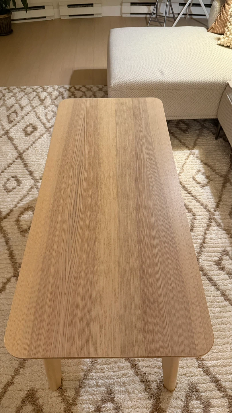 IKEA LISABO Ash Veneer Table - 55 1/8x30 3/4"