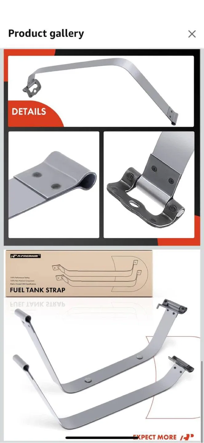 A-Premium Fuel Tank Straps  (Set of 2) – Fits Toyota Tundra 2007 image indicator(5)