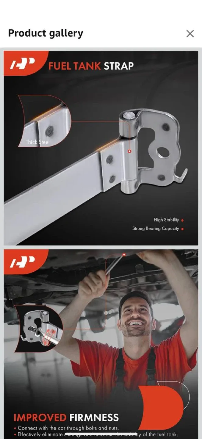 A-Premium Fuel Tank Straps  (Set of 2) – Fits Toyota Tundra 2007 image indicator(3)