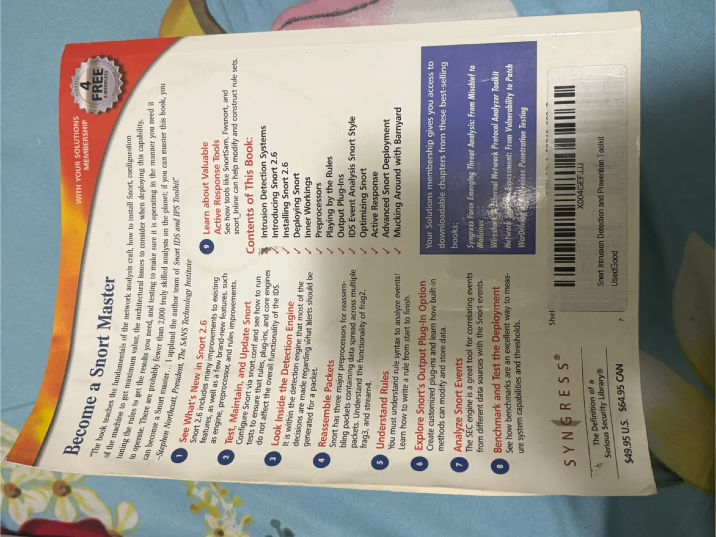 Snort IDS and IPS Toolkit Book image indicator(3)