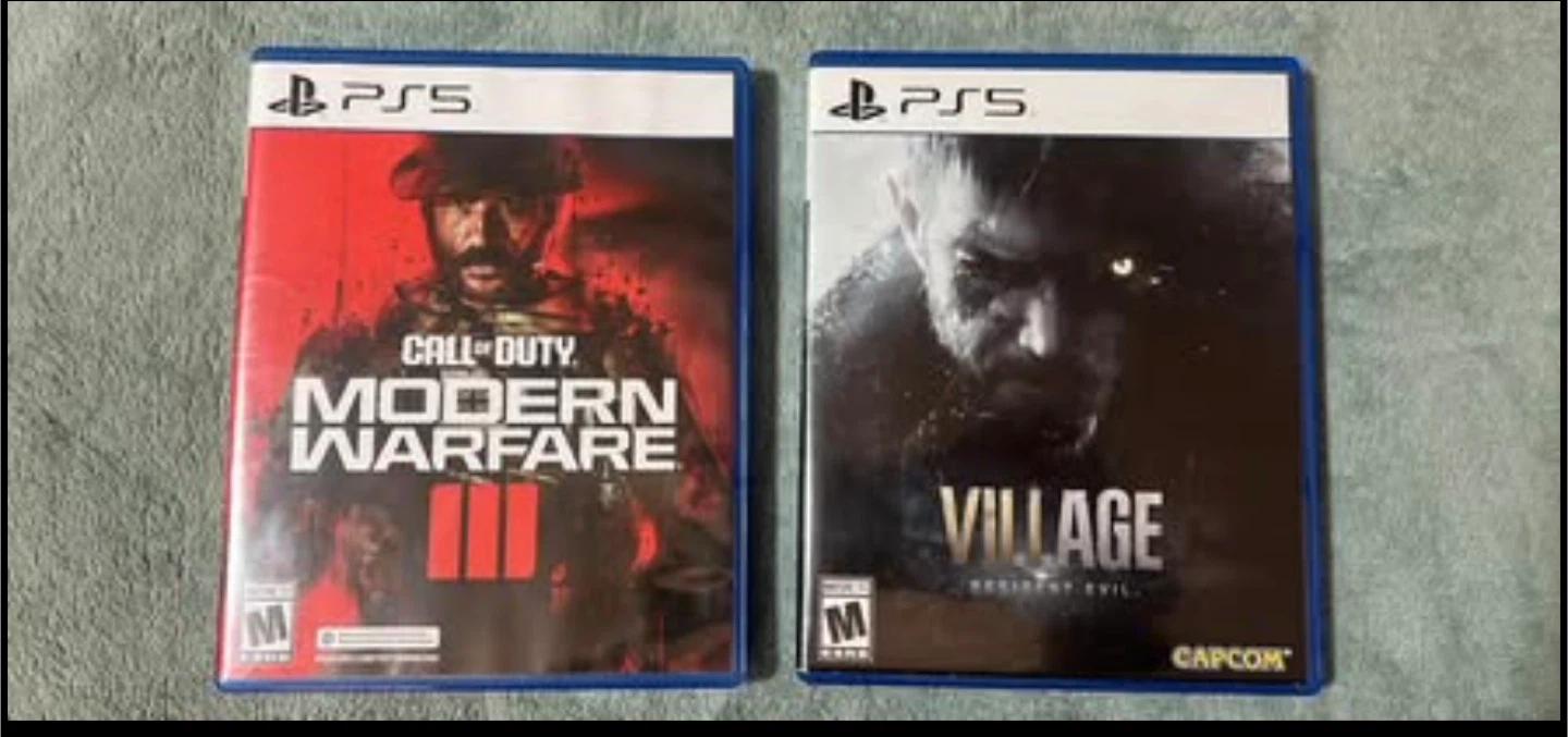 Call of Duty Modern Warfare III & Resident Evil Village PS5