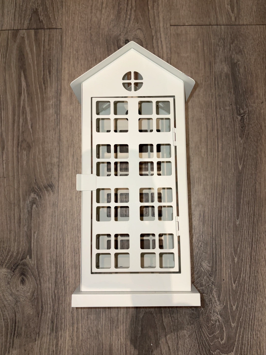 IKEA White Metal House Lantern