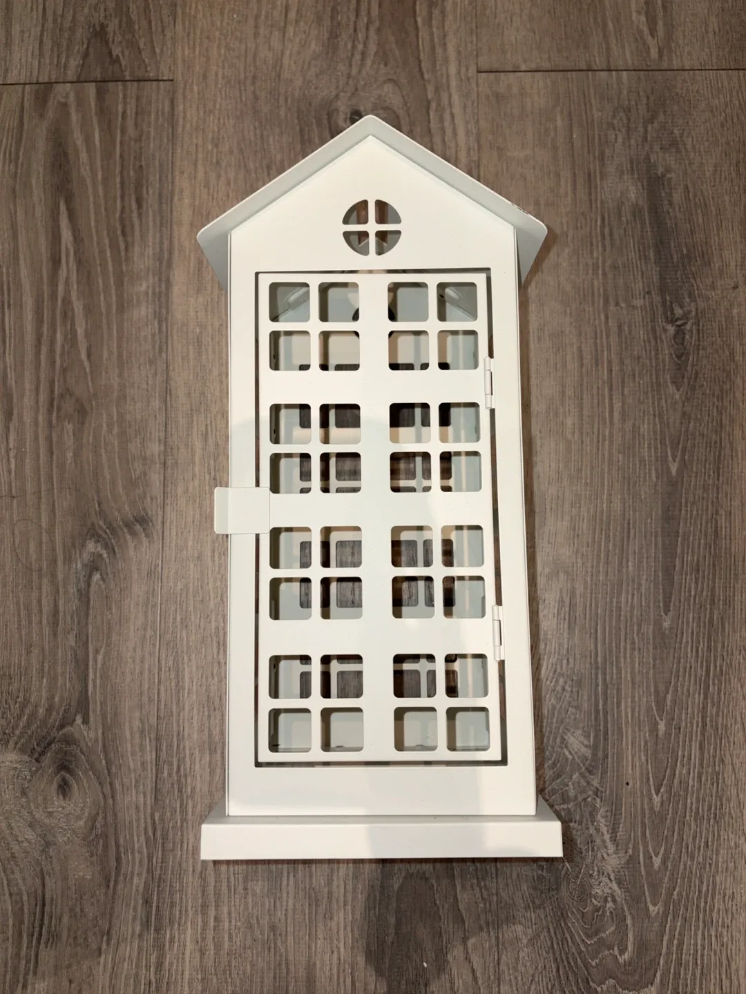 IKEA White Metal House Lantern thumbnail