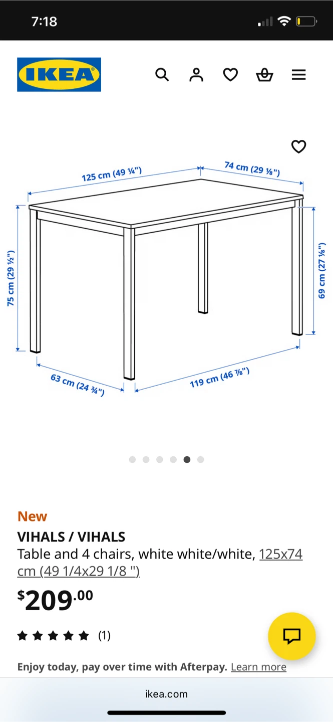 IKEA Table and 4 Chairs - photo 5