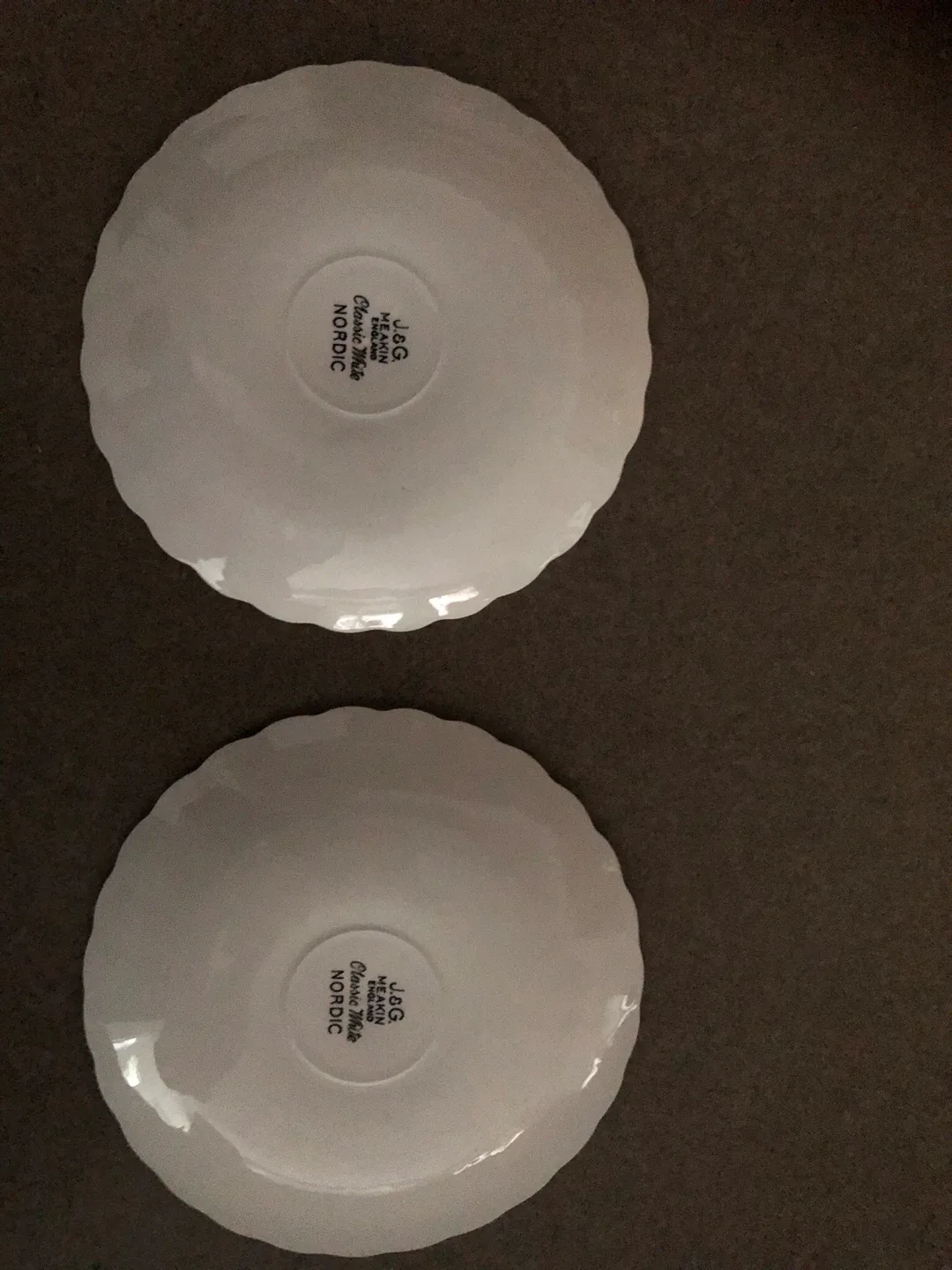 J&G Meakin Classic White Nordic Saucers (Set of 2) image indicator(3)