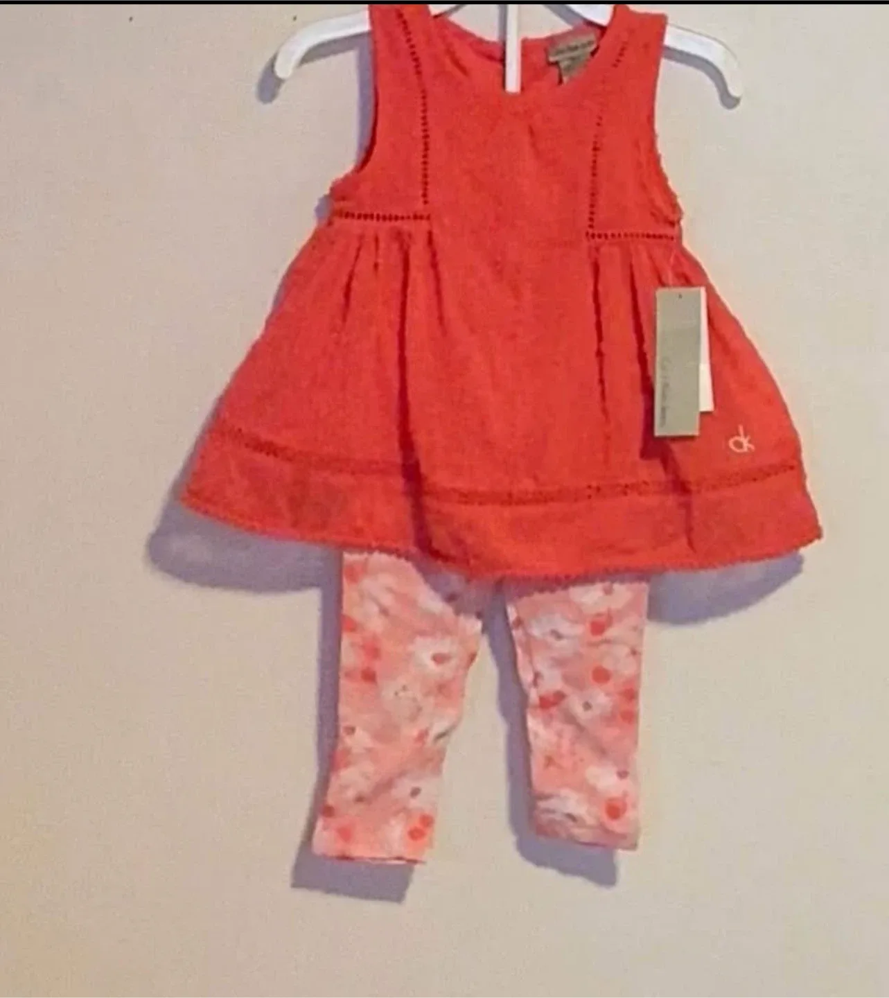 Calvin Klein Baby Outfit - Dress and Leggings(SIZE:18 MONTHS thumbnail