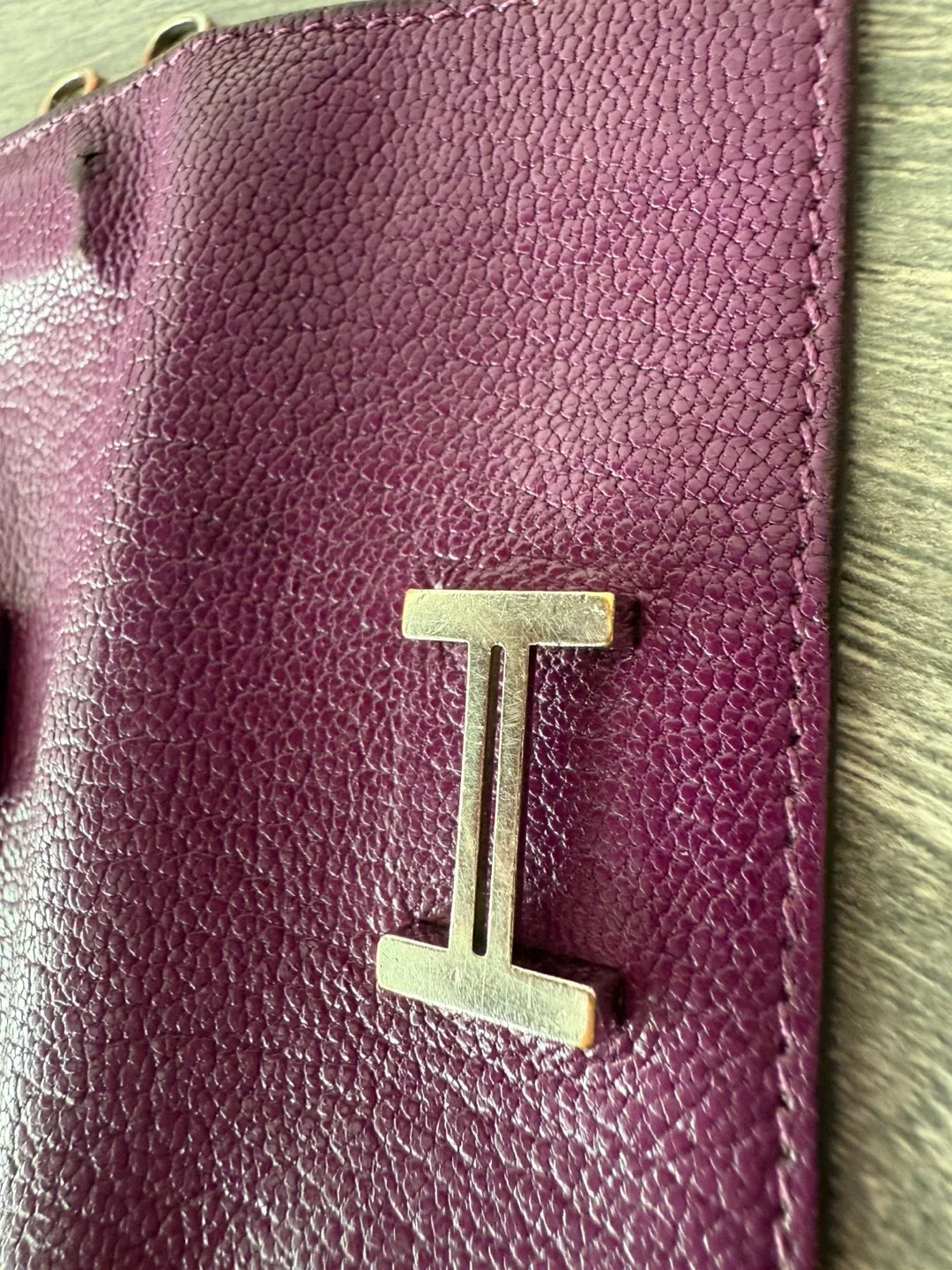 Hermès Paris Purple Leather Key Holder image indicator(6)