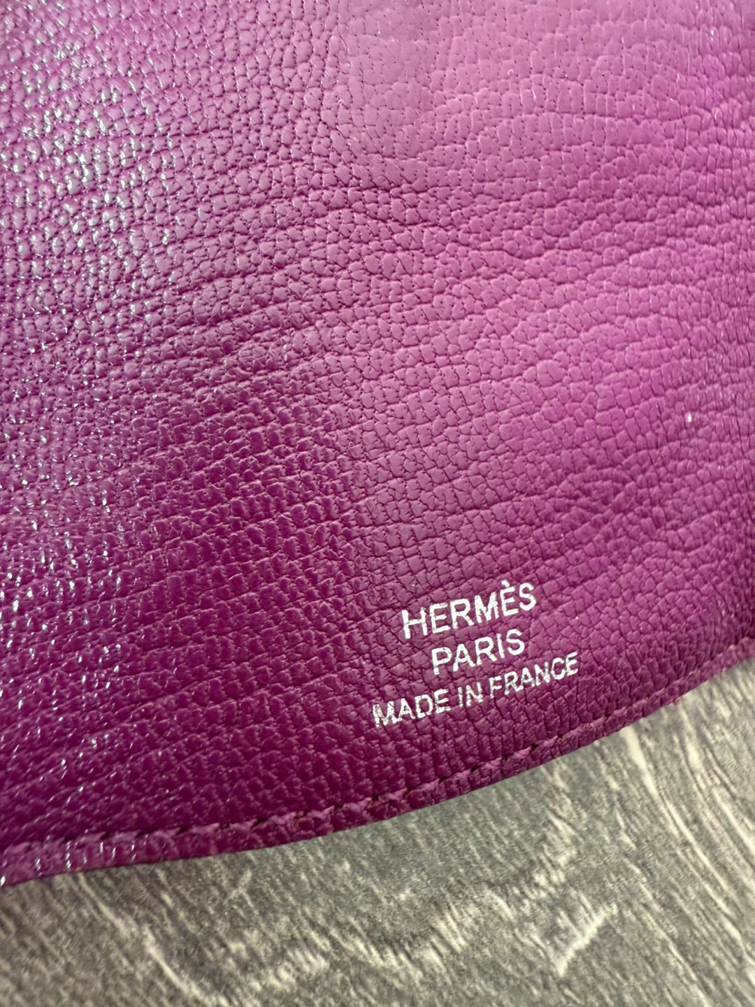 Hermès Paris Purple Leather Key Holder - photo 5
