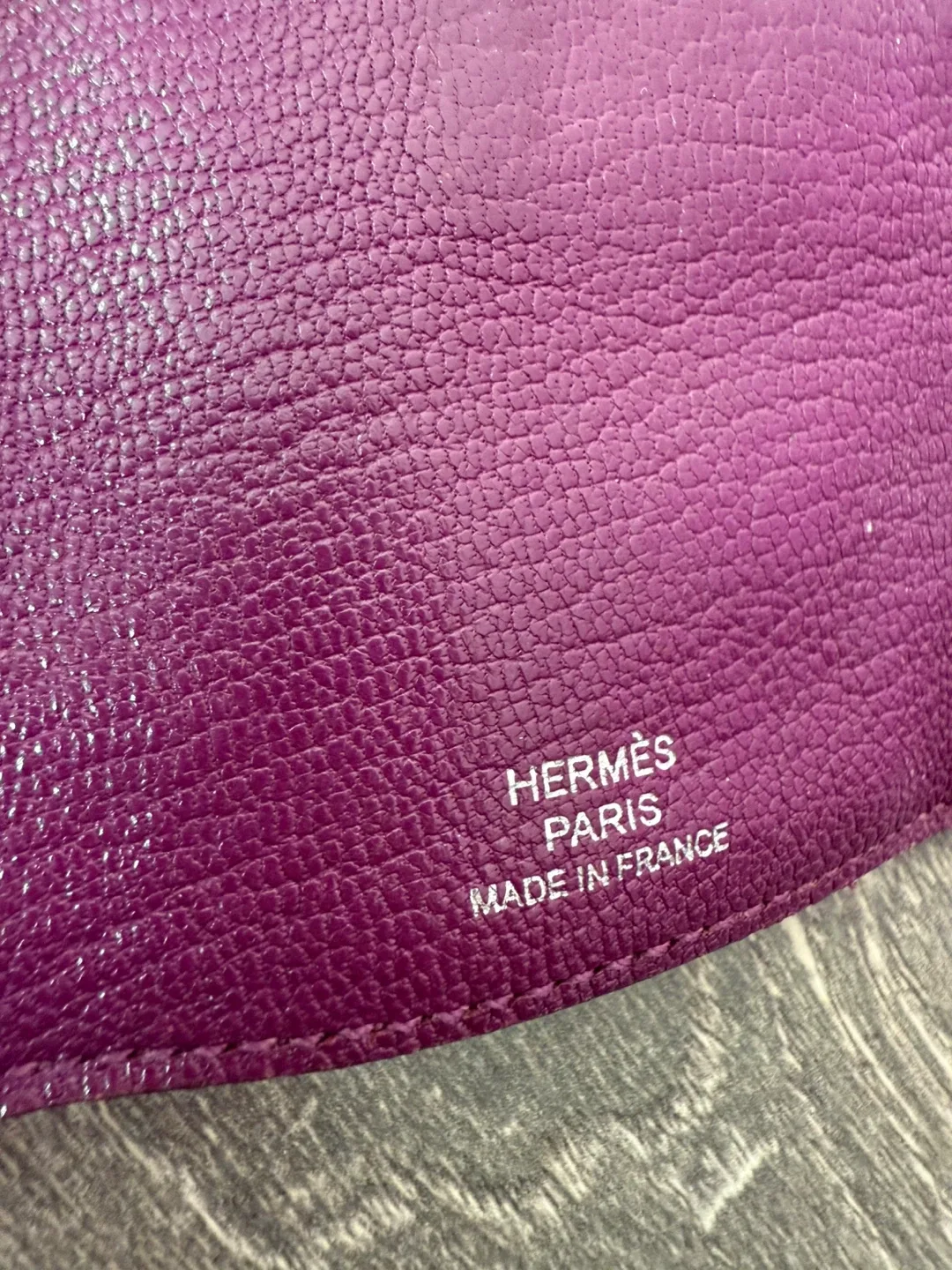 Hermès Paris Purple Leather Key Holder image indicator(5)