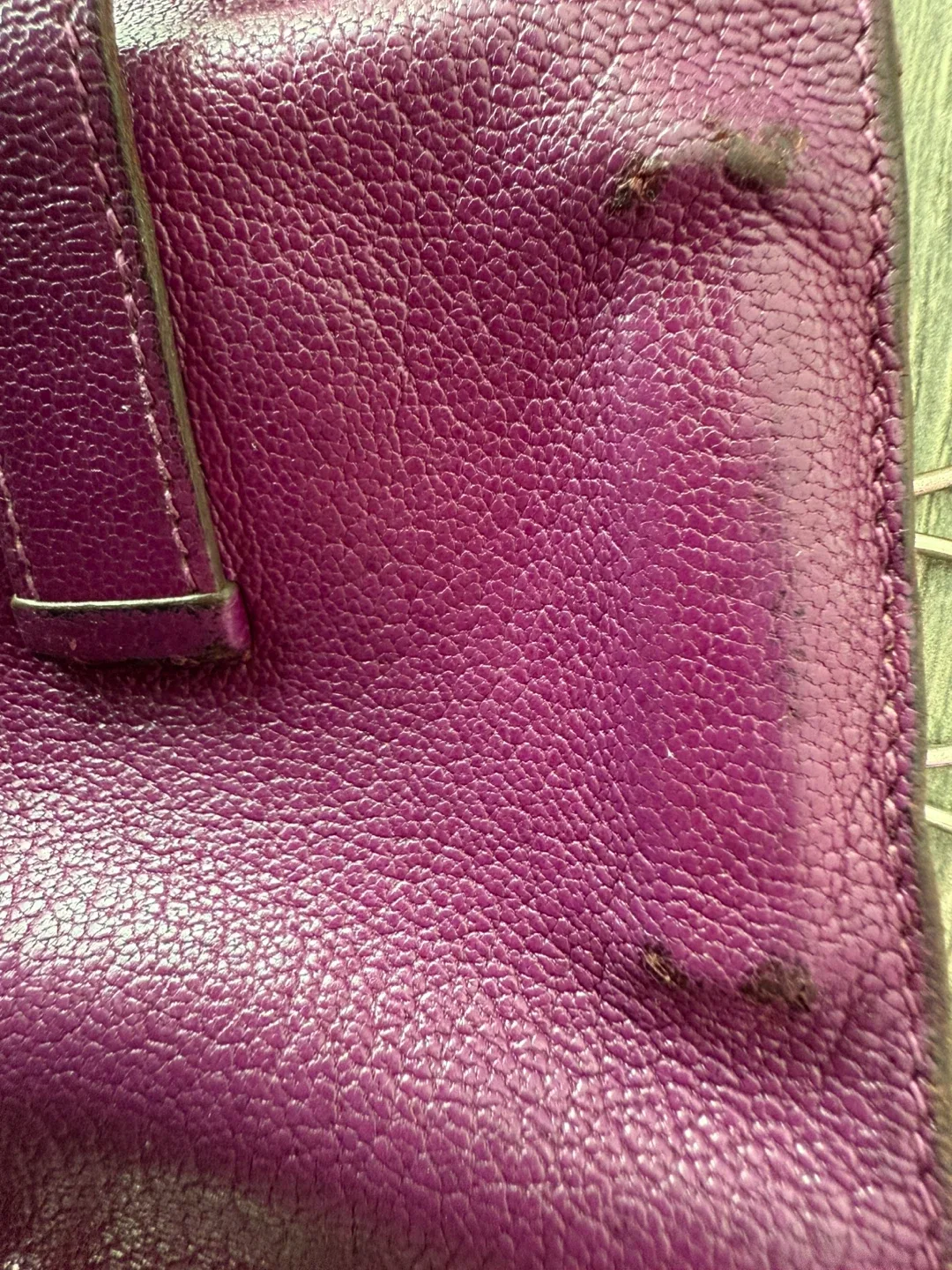 Hermès Paris Purple Leather Key Holder image indicator(9)