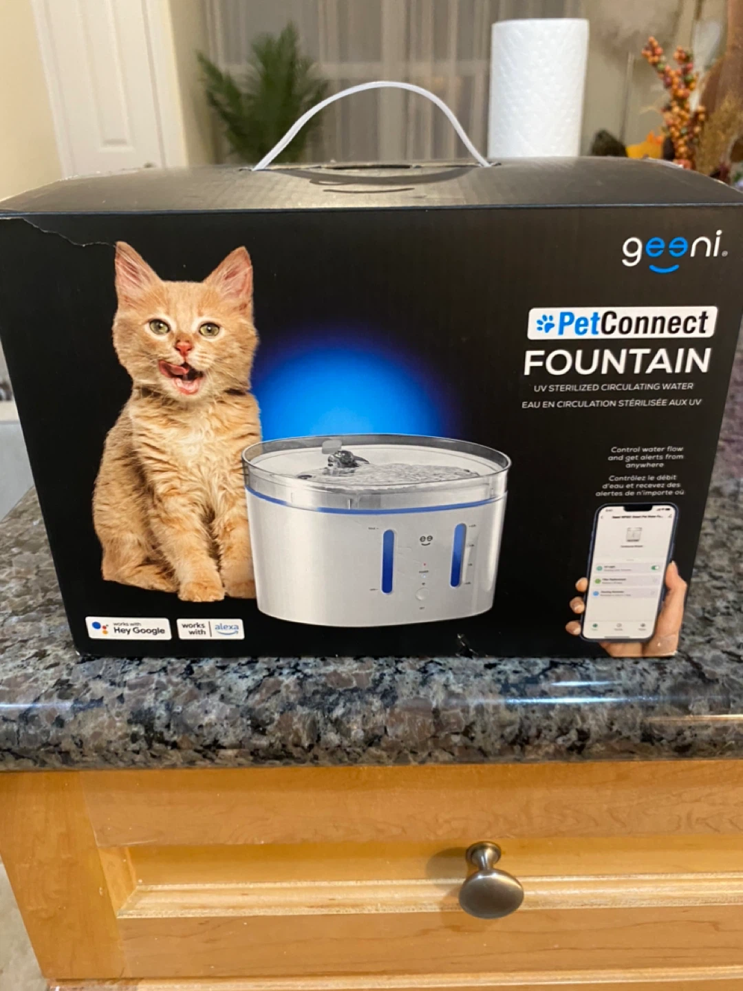 Geeni PetConnect Fountain - UV Sterilized Water Fountain