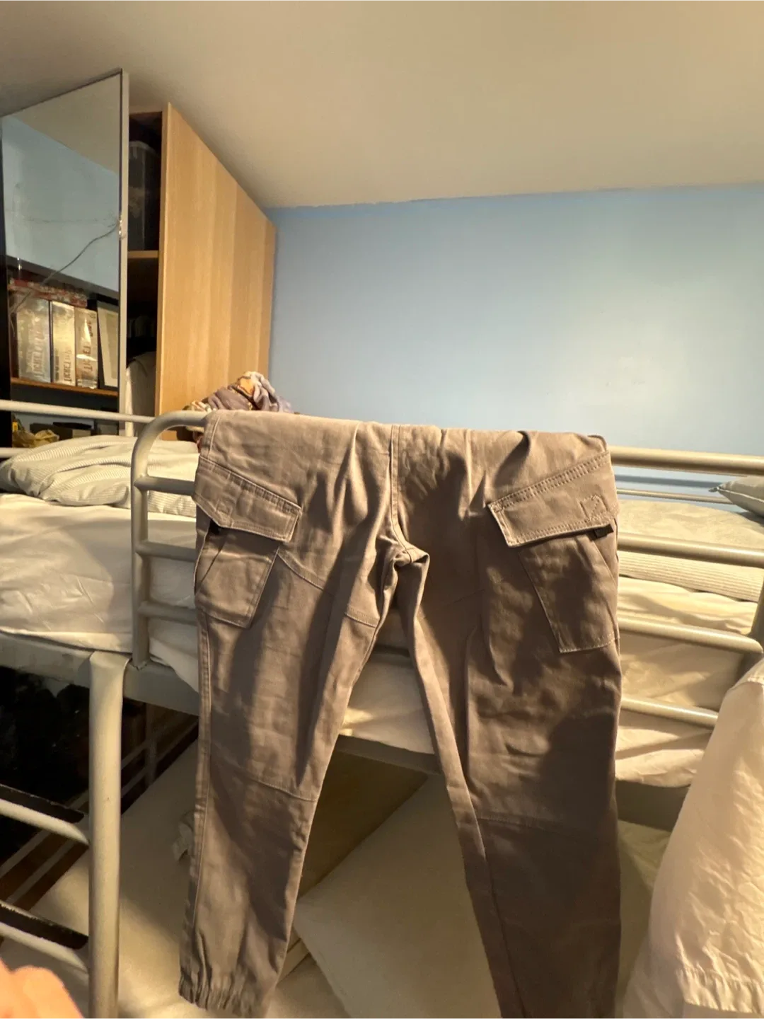 Gray Cargo Pants image indicator(2)