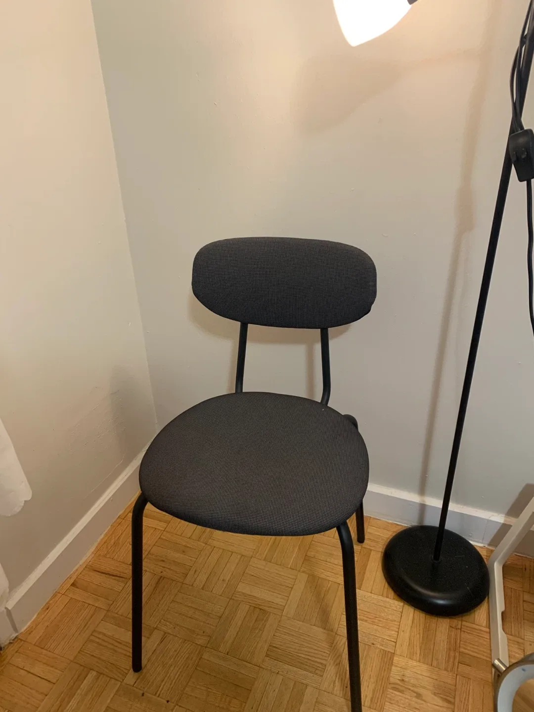 IKEA Adde Chair - Dark Grey image indicator(3)