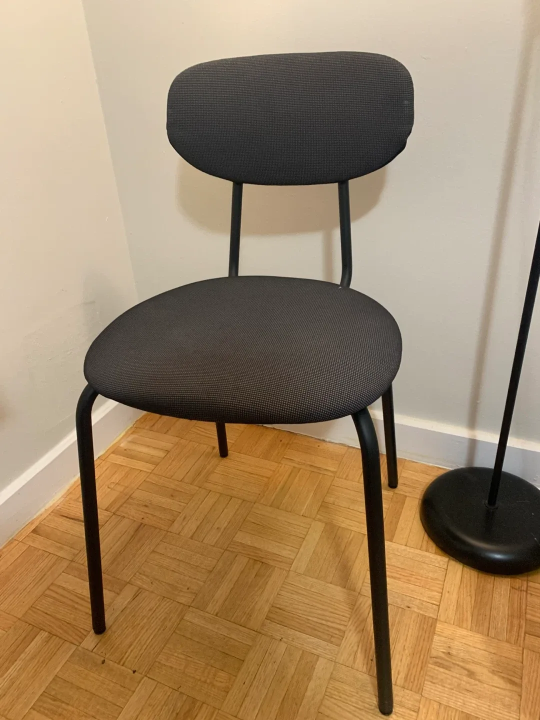 IKEA Adde Chair - Dark Grey image indicator(4)