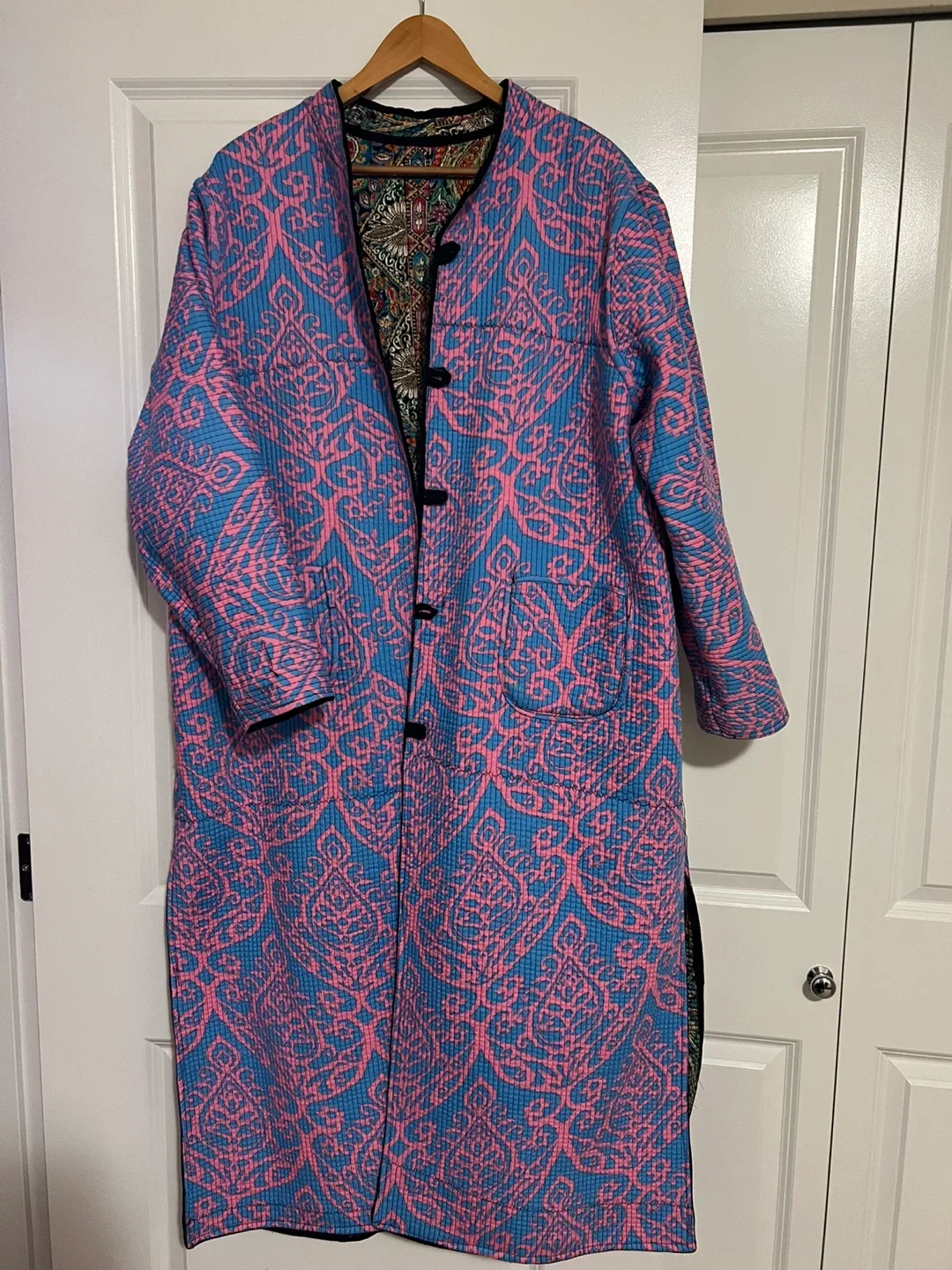 Reversible Quilted Long Jacket image indicator(4)