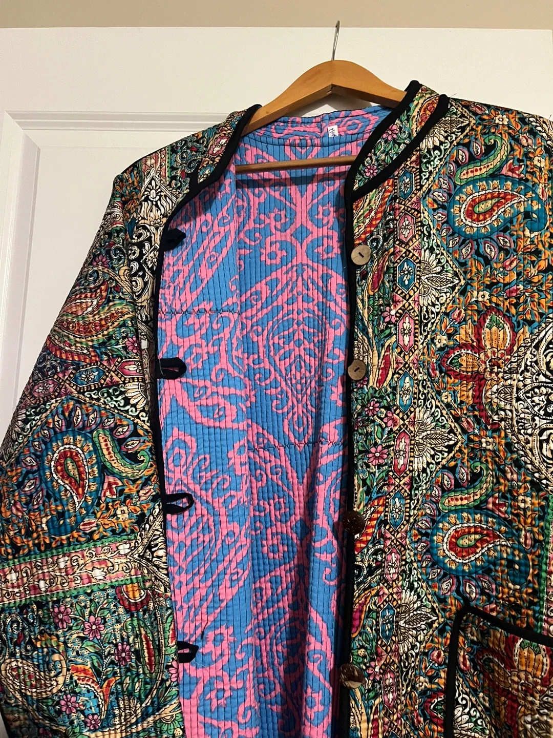 Reversible Quilted Long Jacket image indicator(2)