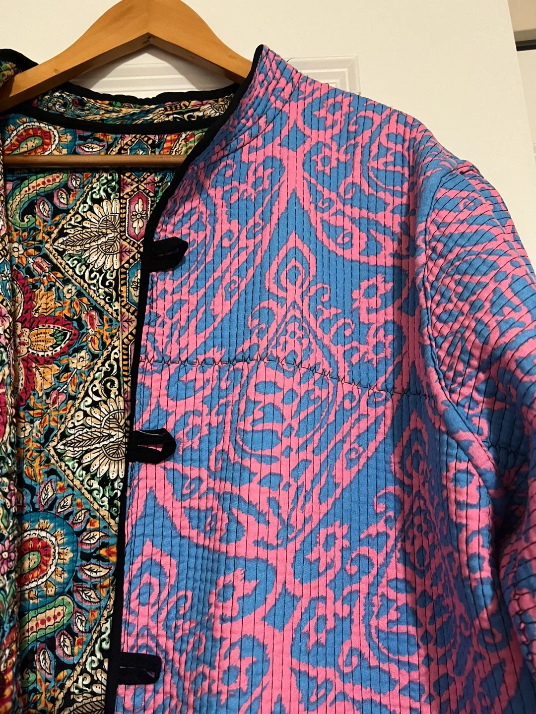 Reversible Quilted Long Jacket image indicator(5)