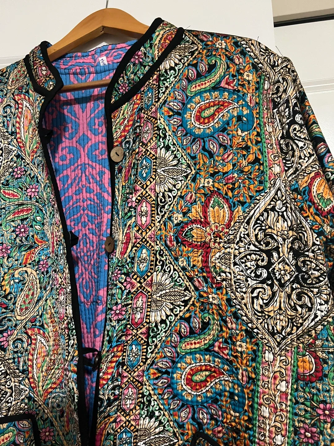 Reversible Quilted Long Jacket image indicator(3)