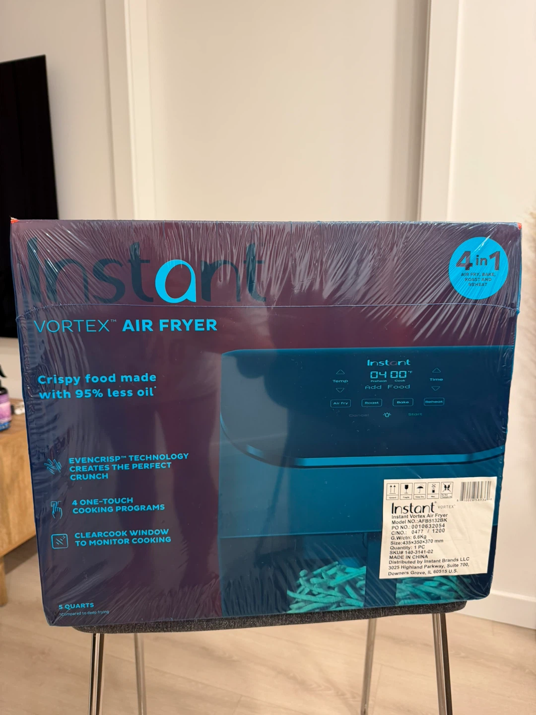 New Instant Vortex Air Fryer 5 Quart