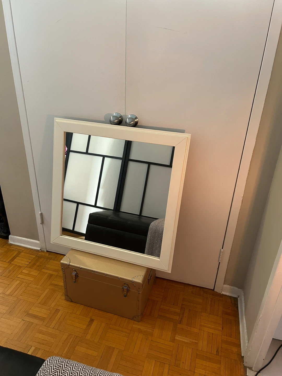 Wall Mirror – 75.5cm Square, Modern Design