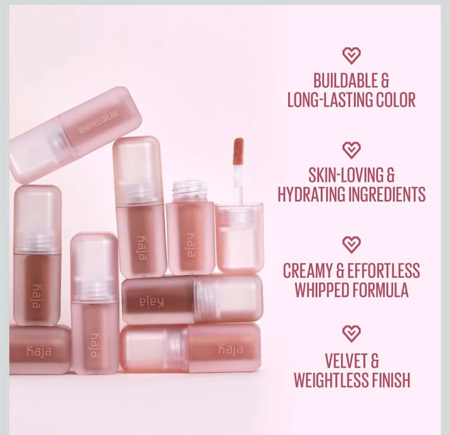 New Kaja Whipped Dream Multi-Eye & Cheek Color - Rose Macaron image indicator(8)