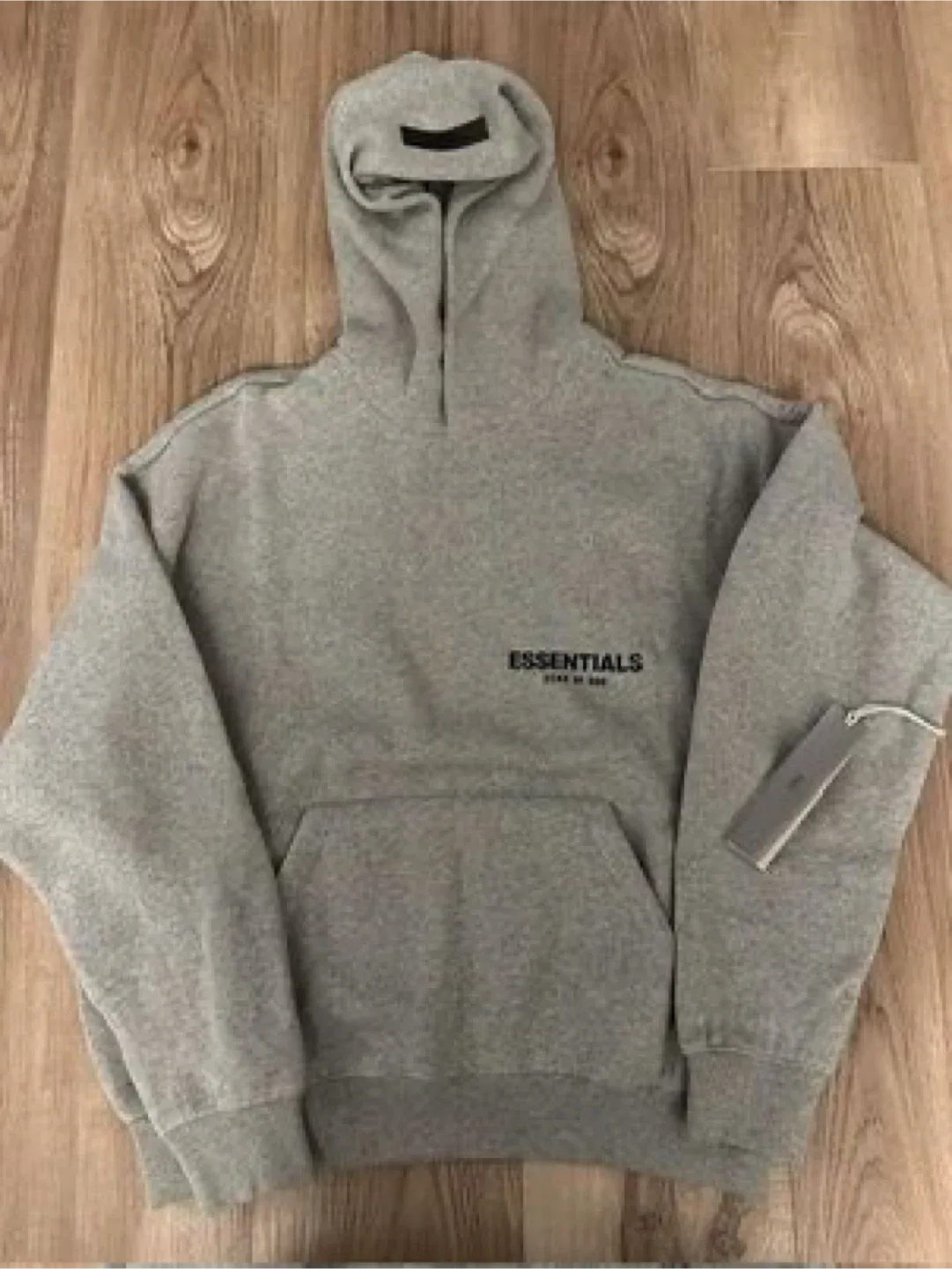 Essentials Fear of God Grey Hoodie image indicator(2)