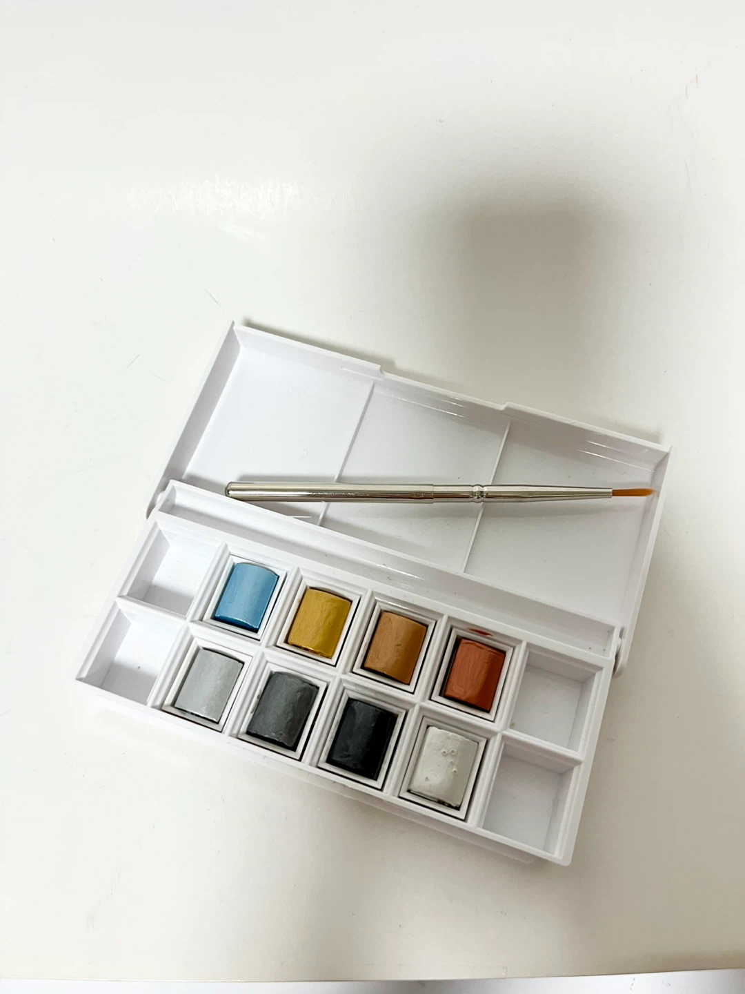 Winsor & Newton Cotman Watercolour Metallic HPan Set 9 Piece