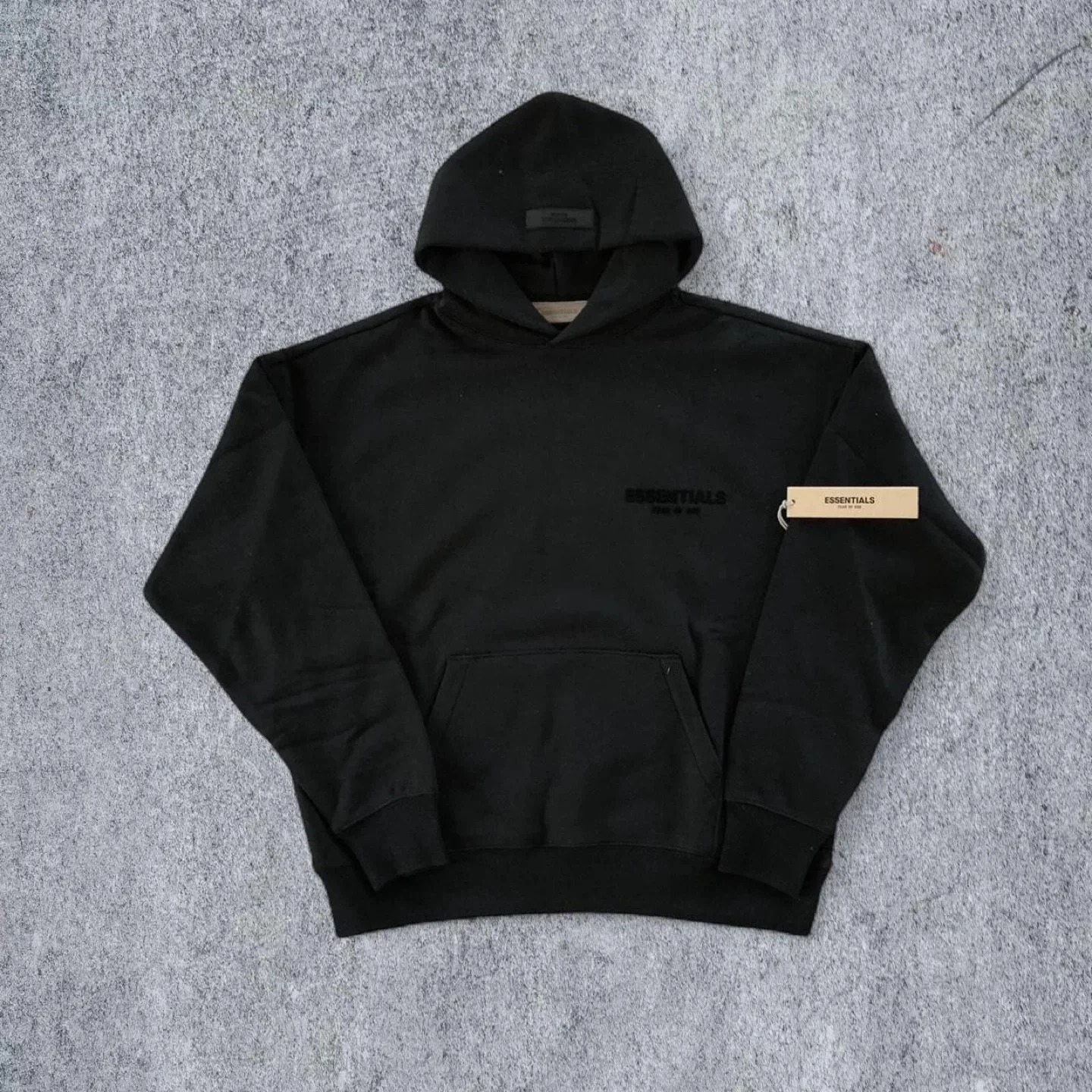 Essentials Fear of God Black Hoodie thumbnail