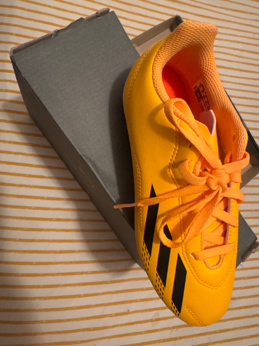 Adidas Yellow Soccer Cleats with Box - photo 3