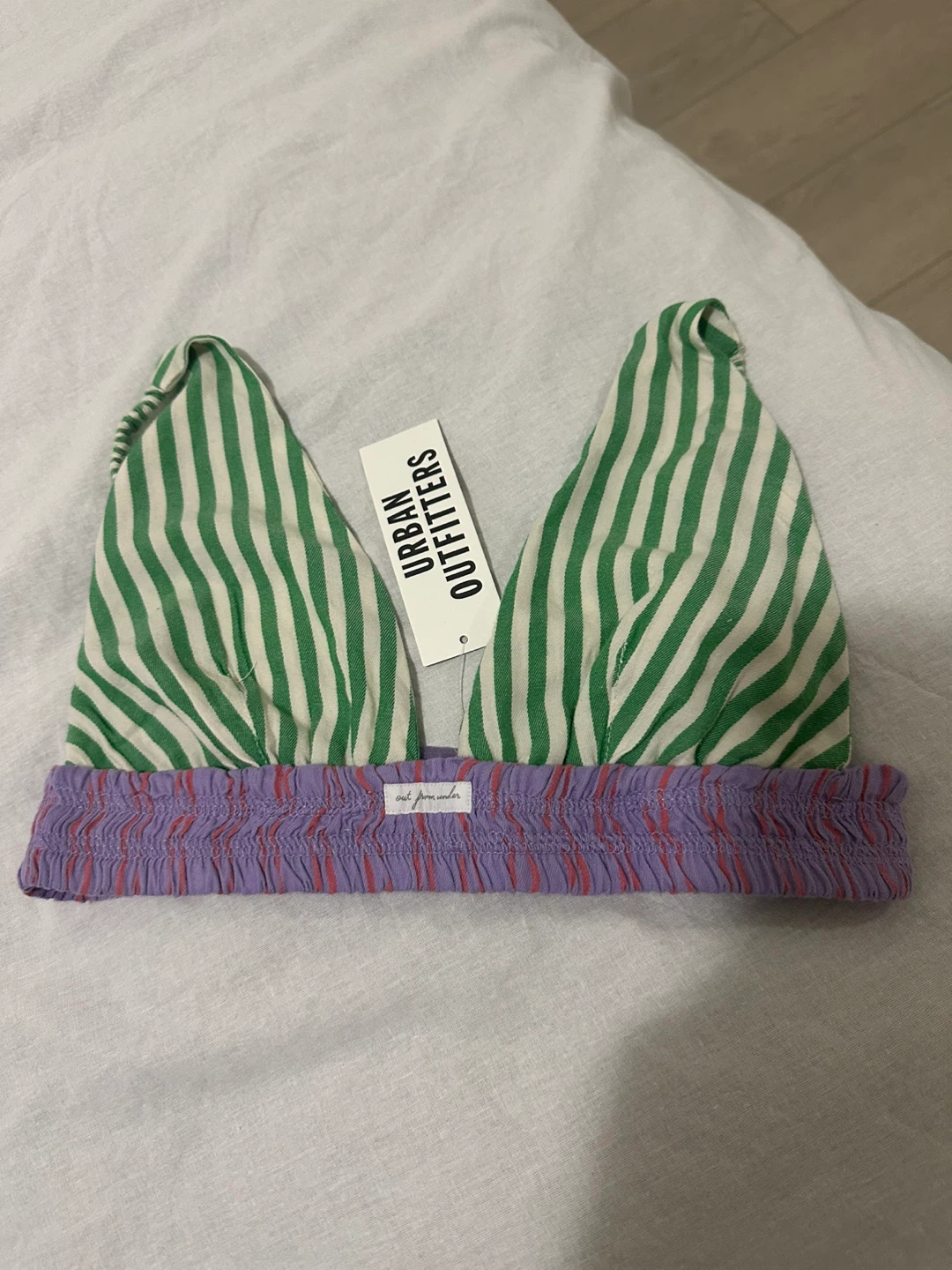 Urban Outfitters Striped Bralette - Size Small