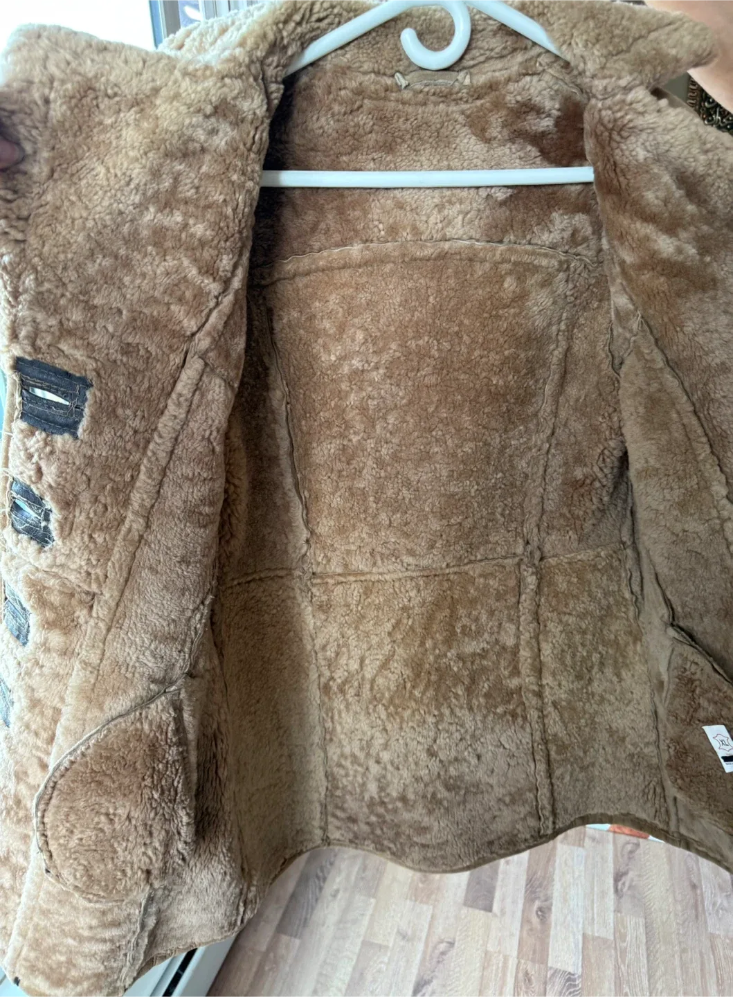 Vintage Shearling Coat, Size XL image indicator(3)