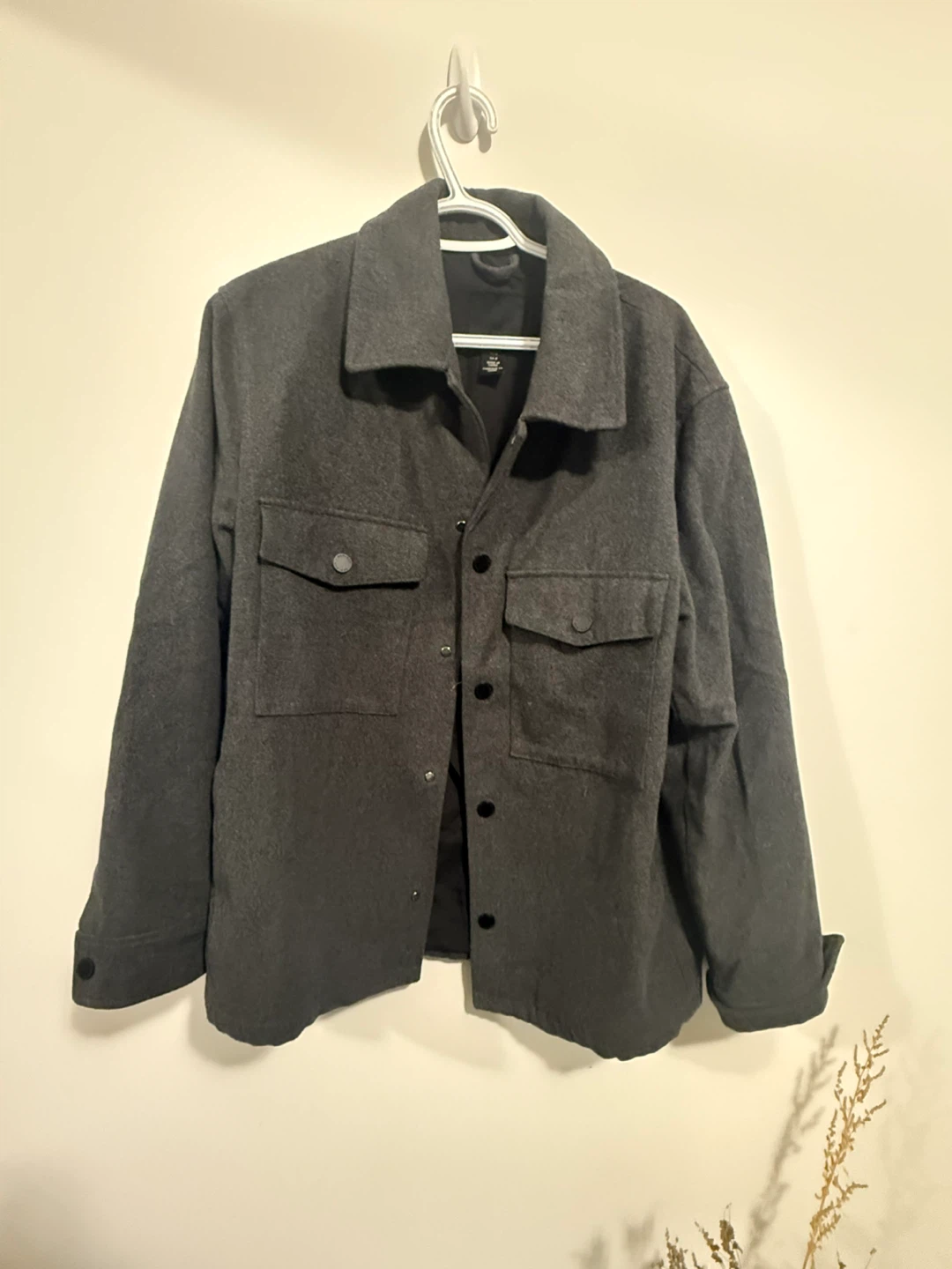 Grey Shacket - Size M - photo 3