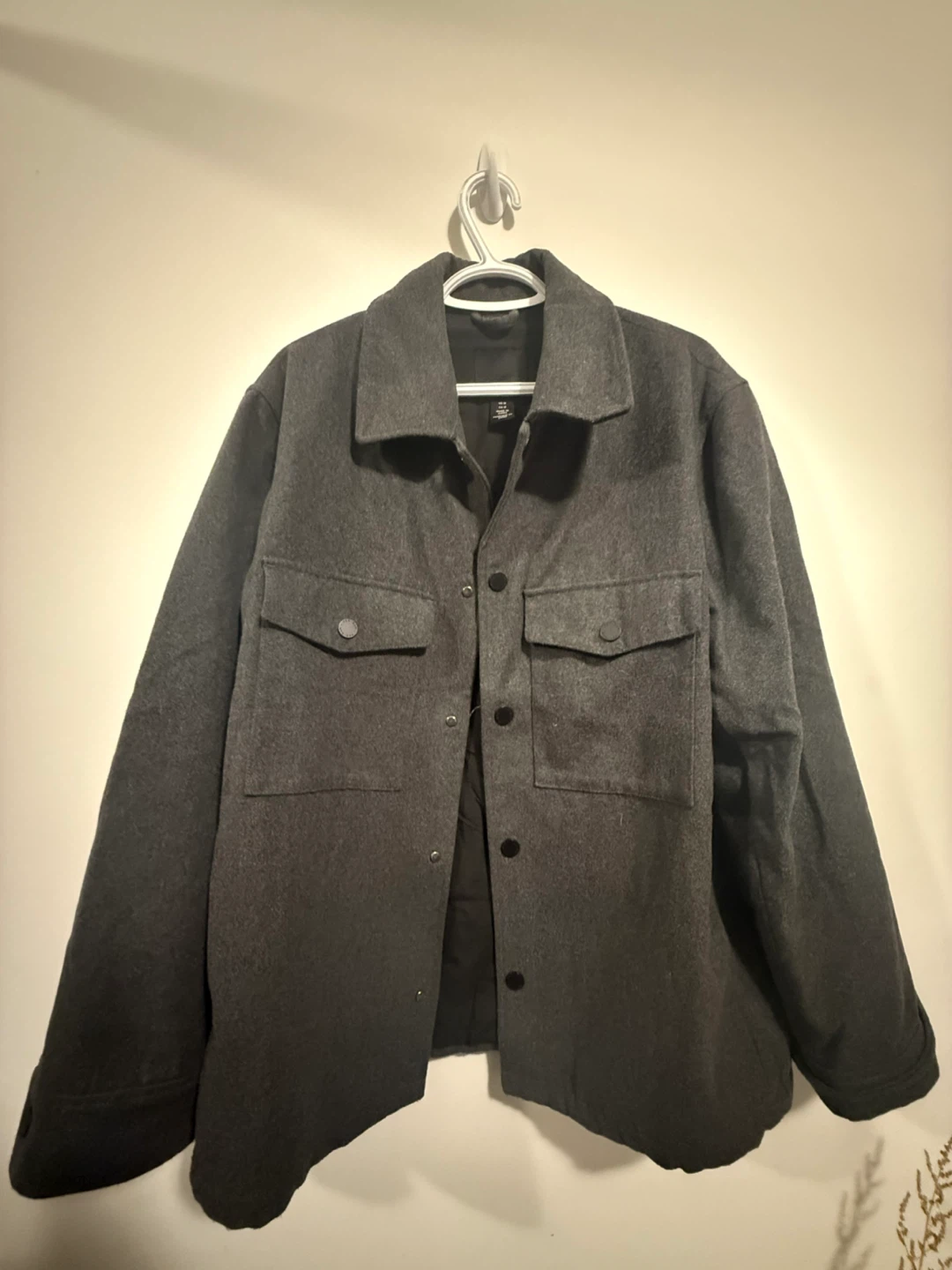 Grey Shacket - Size M