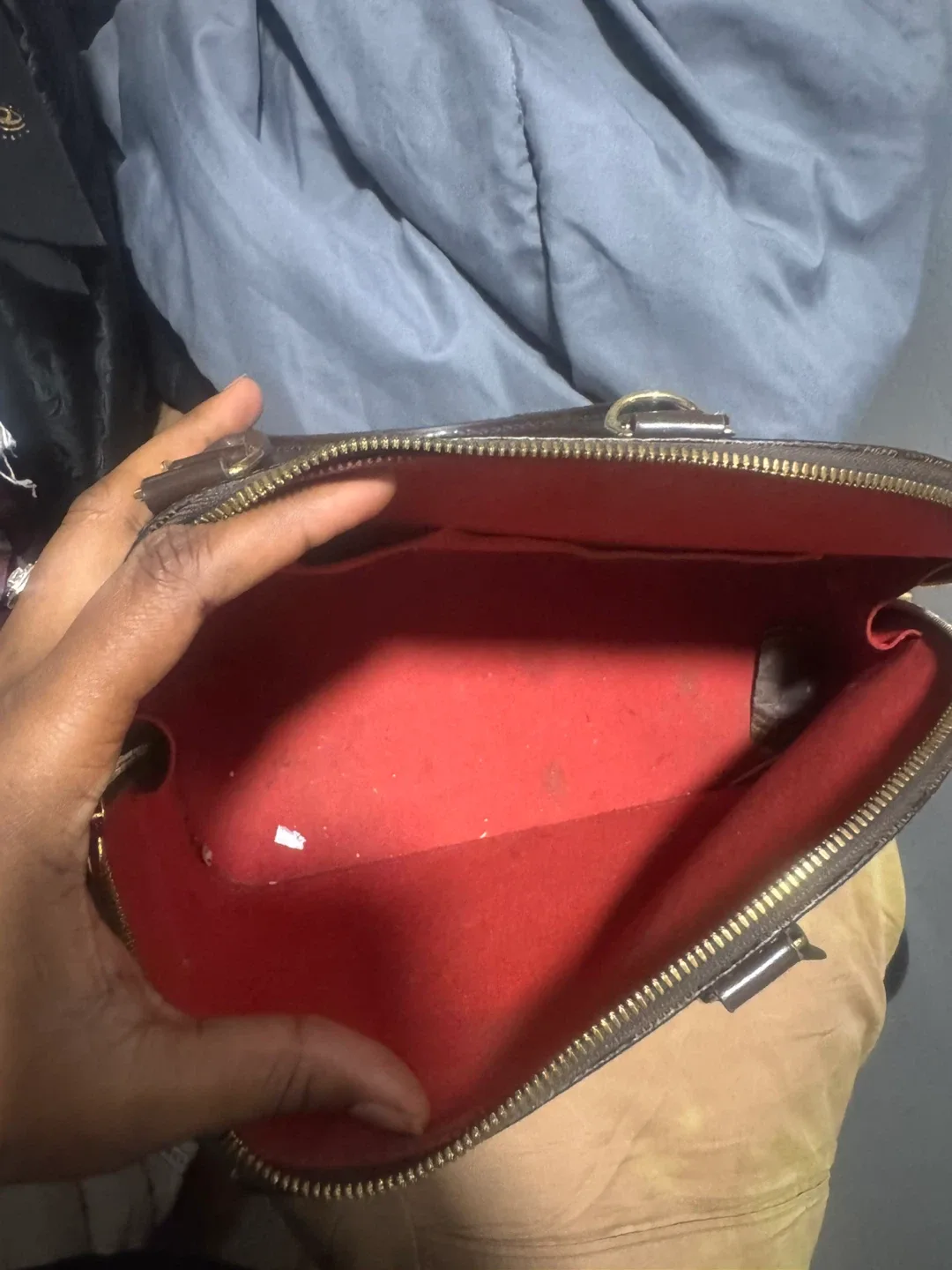 Louis Vuitton Alma Damier Ebene Handbag image indicator(3)